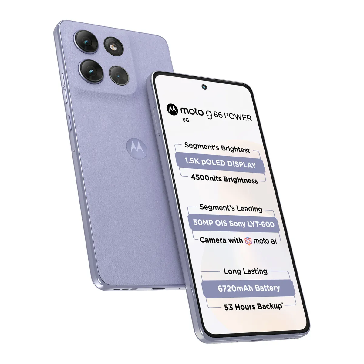 Motorola Moto G86 5G (Pantone Cosmic Sky, 8GB + 128GB)  